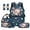 Space Axolotl, variant on Jeiento 4 Piece Backpack and Lunch Box Set for Elementary School Boys Girls 17 Inch Space Axolotl Bookbag with Lunch Bag, Pencil Case, Bookmark for Back to School