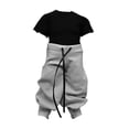 thumbnail image 3 of Pantalones y camisa para muñeca a escala 1/12, minipantalones largos de pierna ancha, de cosplay, ropa para figuras de acción masculinas de 6, 3 of 4