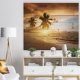 thumbnail image 3 of Design Art - Caribbean Seashore Sunset, 3 of 5