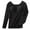 C-Black, variant on Wovix Women Long Sleeve Crewneck Thermal Shirt Lined Undershirt Ultra Soft Solid Color Basic For Daily Base Layer Built in Bra Tops for Women Cold Weather