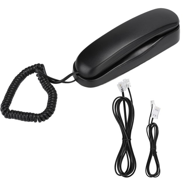 Keenso Office Telephone,Landline Phone,KXT-433 English Foreign Trade Hanging Telephone Black (UK Telephone Line With Random Color)