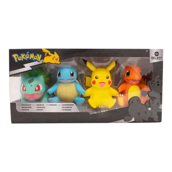 Figuras de Acción Pokémon Varios Personajes de Vinil Pokémon 4 Piezas