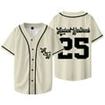 thumbnail image 2 of Hudson Westbrook Baseball Jacket Texas Forever Tour Merch V-neck Short Sleeve T-shirts, 2 of 6