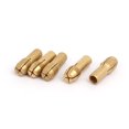 thumbnail image 1 of Unique Bargains 1mm Clamping Dia Quick Change Brass Collet Nut 5Pcs, 1 of 3