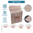 thumbnail image 7 of Vintage Pink Bow Table Runner Farmhouse Roses Floral Stripes Tablerunners 13 x 60 Inch, Table Decorations Tabletop Scarf for Summer Gathering Holiday Farmhouse Kitchen Dining Decor, 7 of 7