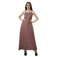 thumbnail image 1 of Moomaya All Over Printed A Line Sleeveless Womens Summer Party Dresses, 1 of 4