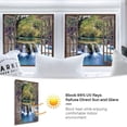 thumbnail image 4 of Waterfall Decorative Window Film, Wide Waterfall in deep Forest seen from City Window, Glue Free Static Privacy PVC Window Film, W23.6 x L47.2 Inch Green, 4 of 5