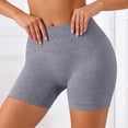 thumbnail image 4 of DHFJKG High Waisted Yoga Shorts Women Workout Seamlesss Tummy Control Buttery Soft Breathable Shorts For Running Athletic Gym Trendy Bottoms, 4 of 6