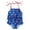 1-Blue155, variant on Oiyii Newborn Girls One Piece Swimsuit Sleeveless Ruffle Tie-Shoulder Beach Bathing Suit