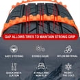 thumbnail image 3 of Kenally 10 Uds cadenas para nieve Color naranja cadenas para nieve de invierno bridas para ruedas coche camión materiales fáciles de Herramientas de reparación de automóviles, 3 of 6