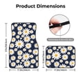 thumbnail image 5 of Pofeuu Daisy Floral Print Car Foot Mat Set of 4 Pieces - All-Weather Full Set Floor Mats for Cars Trucks SUVs, 5 of 7