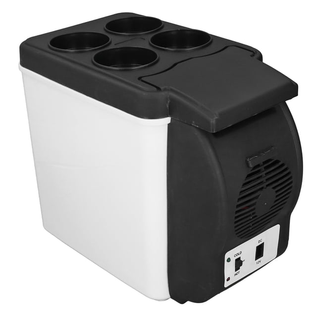 Mini refrigerador L, refrigerador para automóvil de 12 V, refrigerador frío y caliente de 37 W, refrigerador para automóvil V Logre más