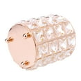 thumbnail image 3 of GINA JOYFURNO Crystal Makeup Brush Holder Organizer, Bling Cosmetics Holder Cup Handcrafted Pen Pencil Holder Storage Container for Valentine Gift Bedroom Dresser Office (Rose Gold), 3 of 5