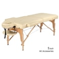 thumbnail image 1 of GreenLife® 2-Section 5" Luxury Wooden Super Stable Portable Massage Table - MTW122, 1 of 6