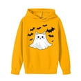 thumbnail image 3 of Makaor Cute Hoodie for Kids Girls Boys Halloween Pullover Sweatshirts Ghost Long Sleeve Coats Fleece Clothes Pockets, 3 of 8
