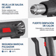 thumbnail image 3 of Pistola De Calor De 2000w Temperatura Regulable 4 Boquillas Negro, 3 of 5
