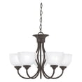 thumbnail image 3 of Elk Home 24-Inch Wide Tahoe Chandelier, Traditional, Brushed Nickel, 3 of 3