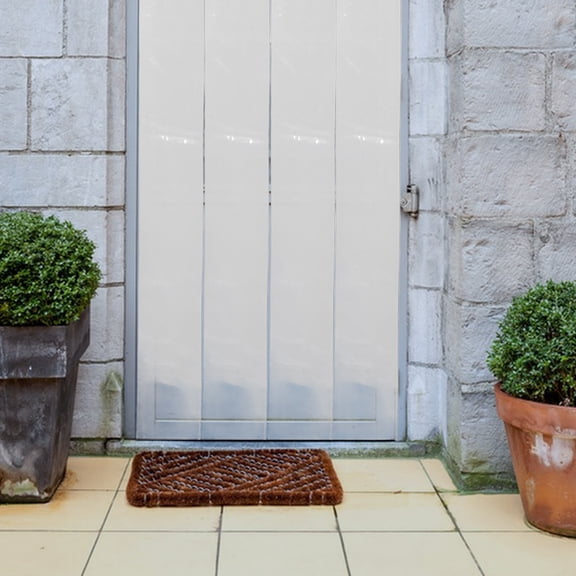 FOMIYES Home Use Transparent Thermal Door Curtain Clear p Door Screen for Insulation