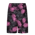 thumbnail image 5 of XUNKUSGA Mens Swim Trunks Fashion Tropical Hawaiian Printed Shorts Men with Compression Liner Lightweight Quick Dry Drawstring Elastic Waist Swim Trunks Men,Blue,L, 5 of 6