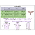 thumbnail image 3 of Culottes pour Femmes Femmes String en Dentelle Triangle Ajouré Respirant Entrejambe en Coton Culottes, 3 of 3