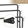 thumbnail image 4 of 40" Tall Standing Towel Racks, 3 Tier Towel Stand Blanket Rack with 2 Removable Storage Baskets & 6 Hooks, Indoor Outdoor Freestanding Towel Racks for Bathroom Bedroom Organizer, 4 of 15