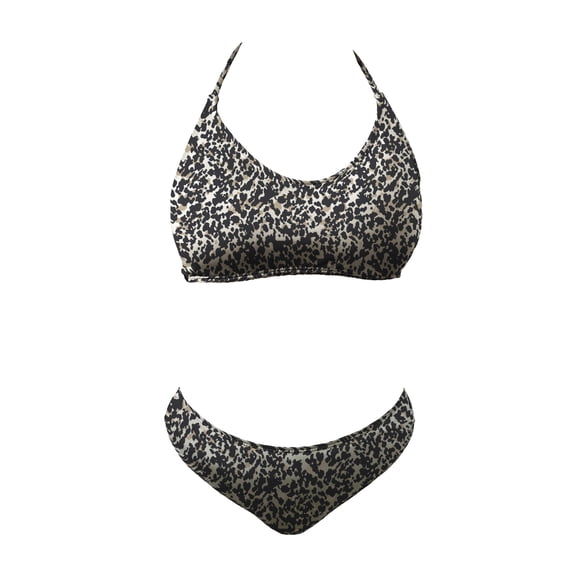 Traje de Baño Bikini Op para Mujer con Amarre Halter Multicolor Talla EG, 2 Piezas