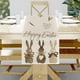thumbnail image 1 of Xihbxyly Camino de Mesa de Pascua, Tela de Lino Súper Suave, Diseño Romántico de Corazones, Ideal para Decorar La Mesa Del Comedor, Perfecto para Bodas, Reuniones Festivas y Un Elegante Detalle para, 1 of 7