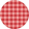 thumbnail image 1 of Ahgly Company Tapis Rond Lavable en Machine Intérieur Transitionnel Rouge, 6 Pieds Rond, 1 of 7