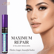 Alma Belleza Maximum Repair Mascara – Volumizing & Lengthening Lash Mascara, Smooth Buildable Formula, Black Mascara for Fuller Looking Lashes, 0.45 oz