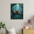 thumbnail image 4 of Paint By Numbers Kit for Adults Beginner - DIY Orange Frog Forest Branch Canvas Painting Kits for Adults, Frameless Paint By Number for Adults for Home Wall Decor 16x20 Inch, 4 of 7