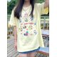 thumbnail image 1 of Camiseta de manga corta de Hello Kitty para mujer, ropa de gran tamaño con dibujos animados de Cinnamoroll Y2K, ropa de calle informal holgada, camisetas para parejas, camisetas de Anime xuanjing  unisex, 1 of 2