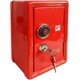 thumbnail image 1 of KAIYANG Caja de seguridad de metal para niños, alcancía, caja de seguridad para guardar dinero, caja de seguridad con cerradura, alcancía de escritorio para niños, color rojo, 1 of 5