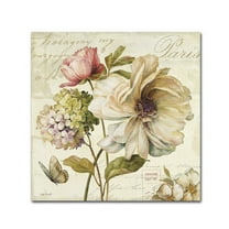Trademark Fine Art Lisa Audit Marche de Fleurs II Canvas Wall Art - 24x24