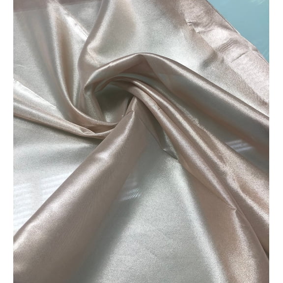 Metallic Light Gold Organza Fabric: 45" Wide, Poly Viscose, Apparel & Decor