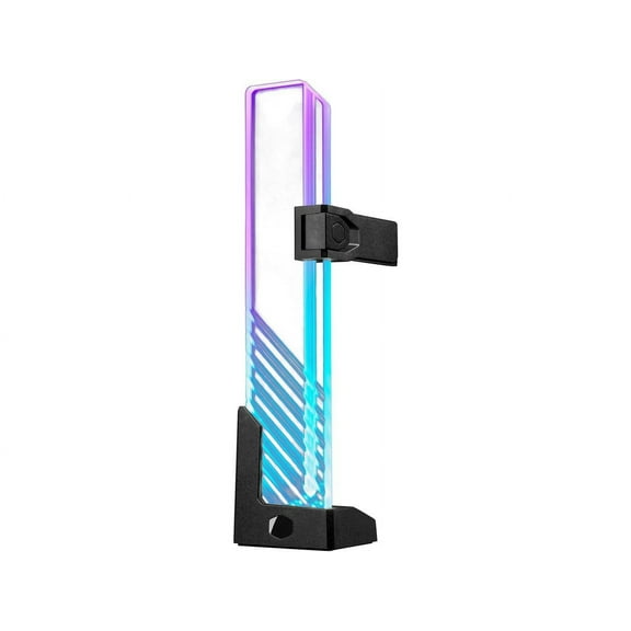 Cooler Master MasterAccessory ARGB GPU Support Bracket, Edge-Lit ARGB Tempered Glass, Universal GPU Bracket, Multiple Orientations