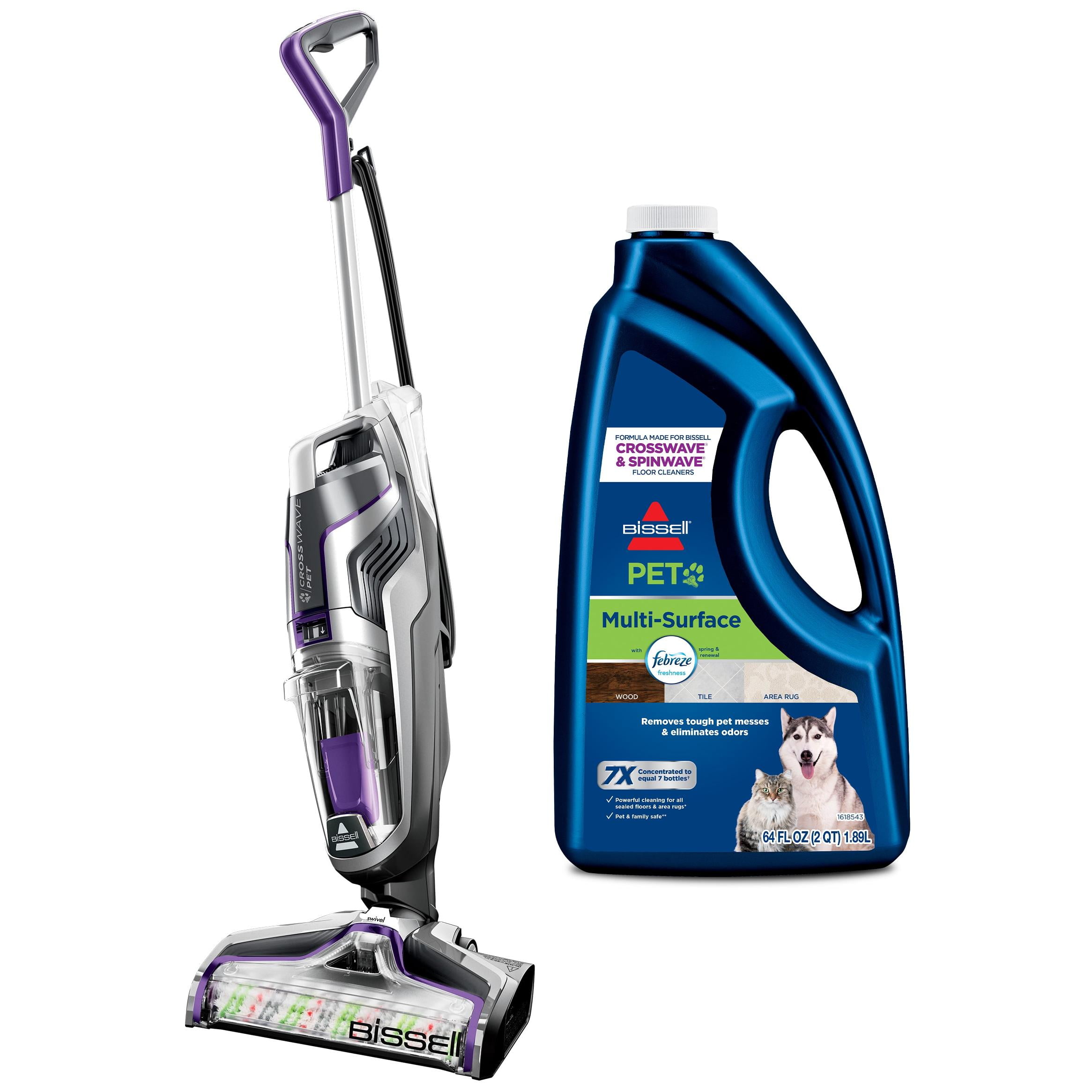 BISSELL® CrossWave® HydroSteam™ Wet Dry Vacuum 3513 & BISSELL Hard