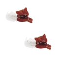 thumbnail image 1 of uds lindo pasador de pelo de gato pasador acrílico dibujos animados horquilla accesorios para el cabello para mujeres damas negro Zhivalor  WRMH-1111-3, 1 of 1