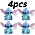 thumbnail image 1 of Muñecos de peluche de Stitch azul y rosa de dibujos animados de Disney de 4/8 pulgadas, juguetes de Anime Lilo y Stitch Stich, juguetes de peluche, regalos de navidad para niños, 1 of 5