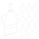thumbnail image 1 of 10pcs Baby Clothes Hangers Infant Drying Racks Kids Laundry Hangers, 1 of 4