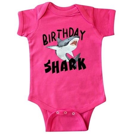 

Inktastic Birthday Shark Gift Baby Boy or Baby Girl Bodysuit
