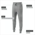 thumbnail image 5 of Holloway S 60/40 Fleece Jogger Charcoal Heather 229548, 5 of 7
