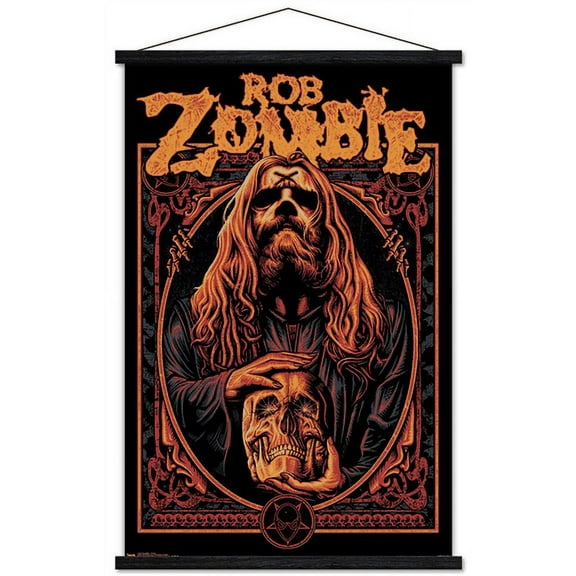 Rob Zombie - Warlock Wall Poster with Wooden Magnetic Frame, 22.375" x 34"