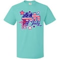 thumbnail image 3 of Inktastic 4th of July Fireworks Stars and American Flag T-Shirt, 3 of 5