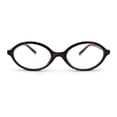 thumbnail image 5 of Womens Classy Round Oval Plastic Blue Light Filtering Computer Glasses Tortoise, 5 of 8