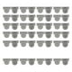 thumbnail image 4 of 24 juegos de cierres magnéticos con botón a presión para ropa, bolsos y carteras. gris, 4 of 9