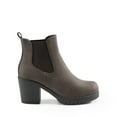 thumbnail image 2 of BURUDANI Women Fall Chunky-Heel Chelsea Ankle Booties Slip-On Elastic High-Heeled Boots, 2 of 6