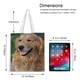 thumbnail image 5 of Golden Retriever Bolso de tela con estampado de lienzo para mujer, bolsa de compras reutilizable y estética, con cremallera interior, regalo para mujer,40*40cm., 5 of 6