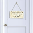 thumbnail image 3 of When Life Gets Too Hard to Stand Kneel 5x10 Hanging Plus Wall or Door Sign | Funny Home Decor, 3 of 7