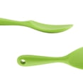 thumbnail image 3 of 8.7" Silicone Soup Ladle Spoon Wood Hand Restaurant Kitchen Scoop Utensil Cooking Supplies Green, 3 of 7
