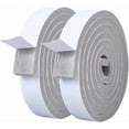 thumbnail image 6 of 2 Rolls Weather Stripping Door Seal Strip Adhesive Foam Weather Stripping Gray Foam Insulation Tape Flat Sound Proof Soundproofing Door Seal for Window Gap Reduce Noise 13Ft x 0.4In x 0.6In, 6 of 9